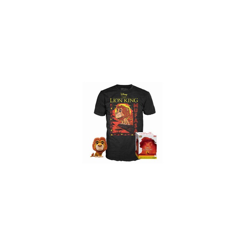 famoso Cerco necesidad FUNKO Pack Camiseta + Pop exclusivo : El Rey Leon - Mufasa Talla M
